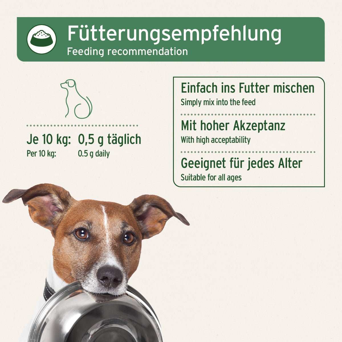 Fütterungsempfehlung BARF - Line Seealgenmehl - AniForte