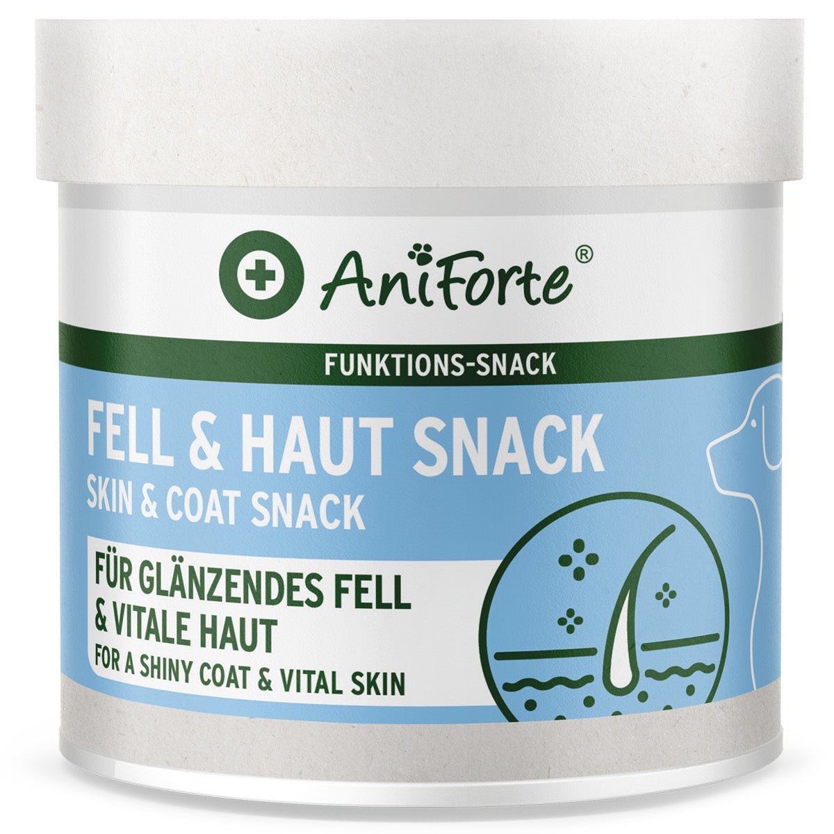 AniForte® Fell & Haut Snacks mit Lammfleisch und natürlichen Nährstoffen für glänzendes Hundefell und gesunde Haut