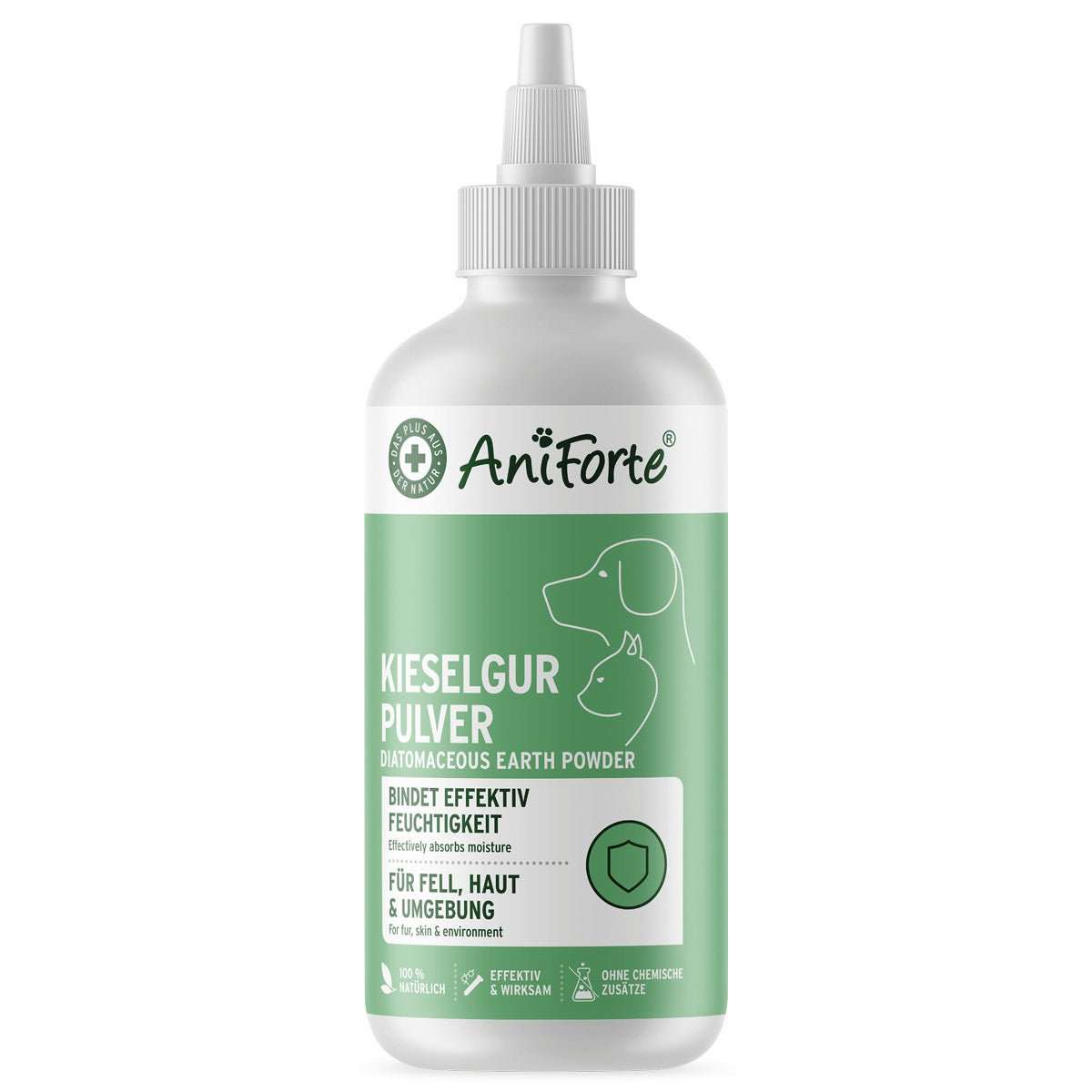 Flasche Kieselgur Pulver - ehemals Milben - STOP Puder - AniForte