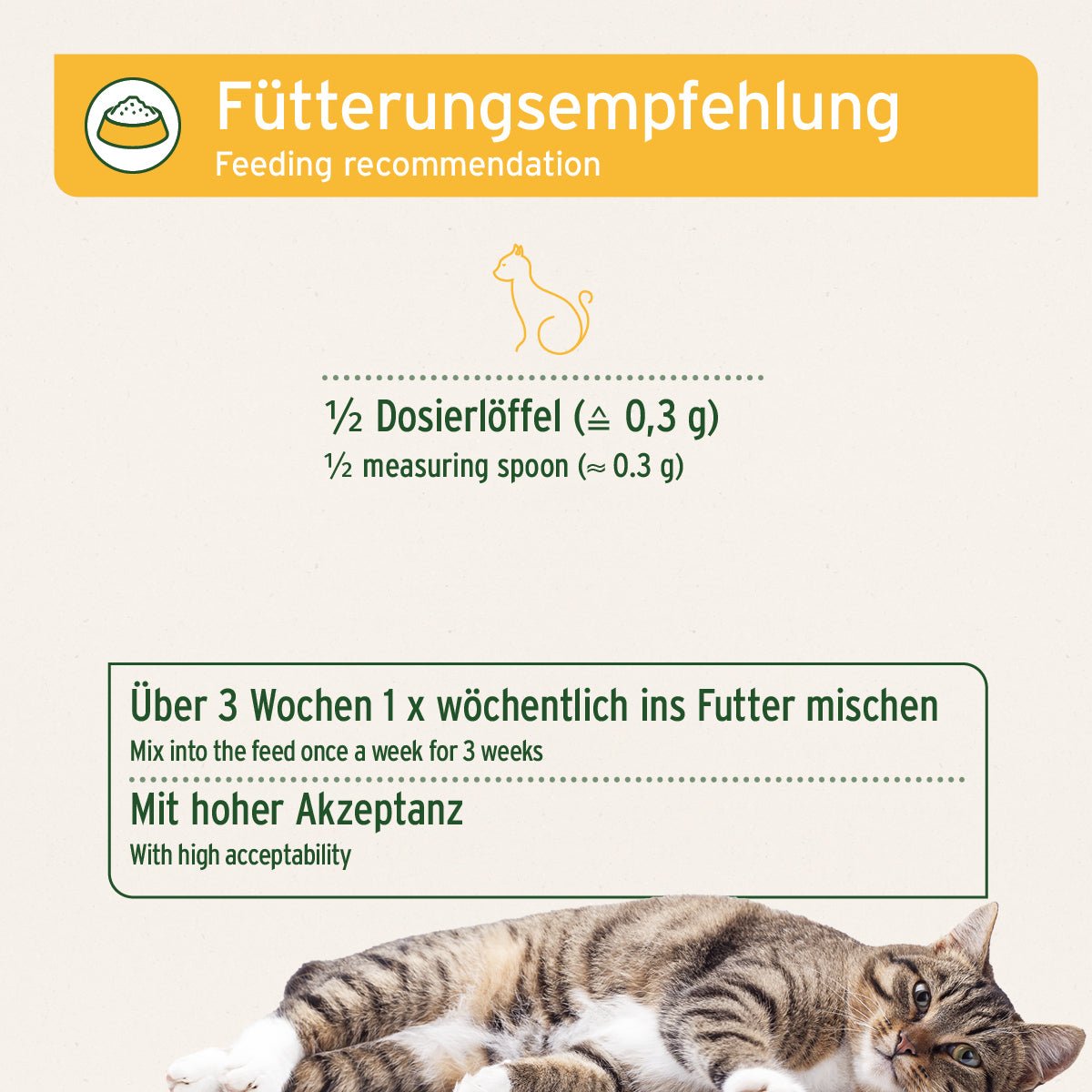 WermiX Pulver für Katzen zur Unterstützung nach Wurmbefall mit pflanzlichen Inhaltsstoffen und hoher Akzeptanz