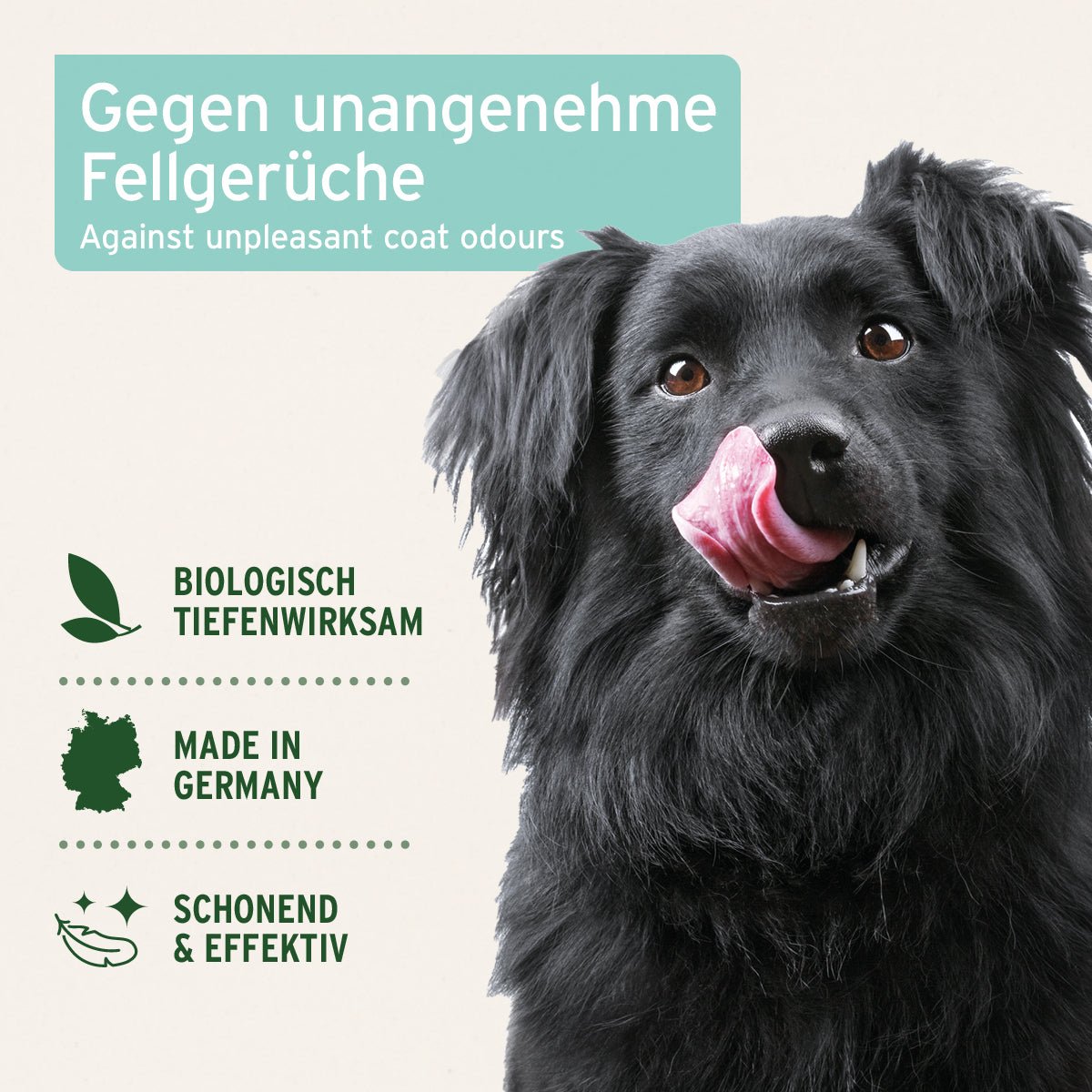 Fellgeruch STOP Spray zur biologischen und schonenden Neutralisierung von unangenehmen Haustiergerüchen
