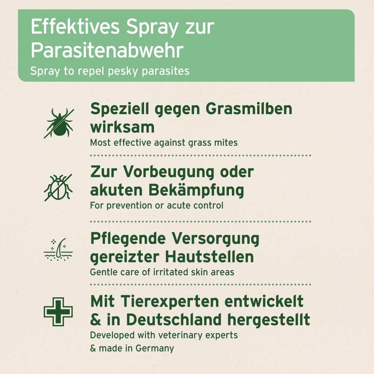 Informationen zum Grasmilben - EX Spray - AniForte