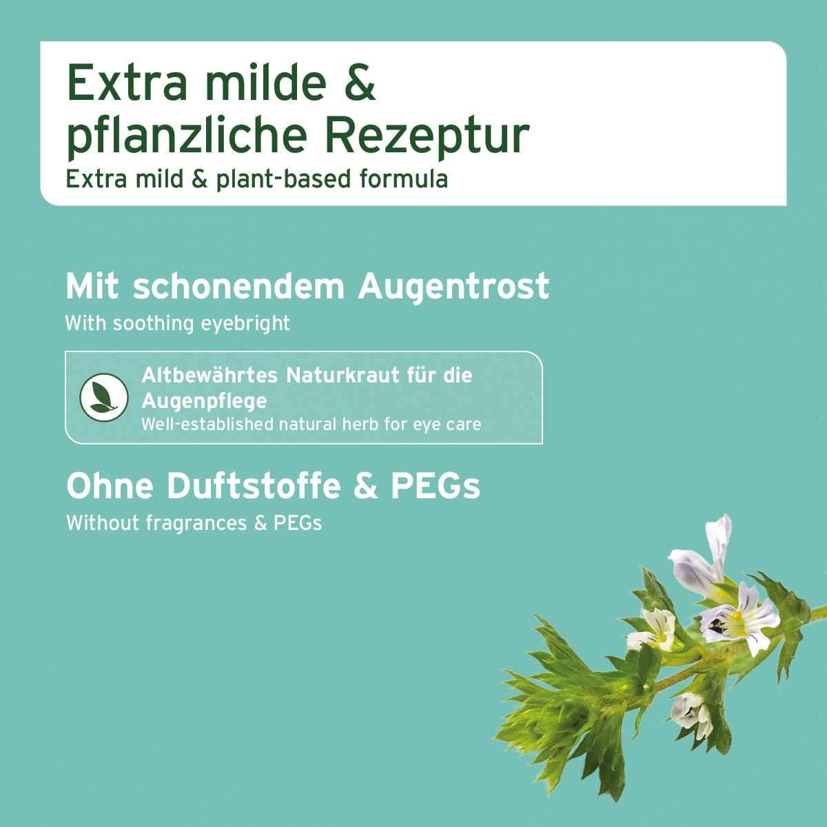 Grafik mit zusätzlichen Informationen Sanfte Augenpflege - AniForte