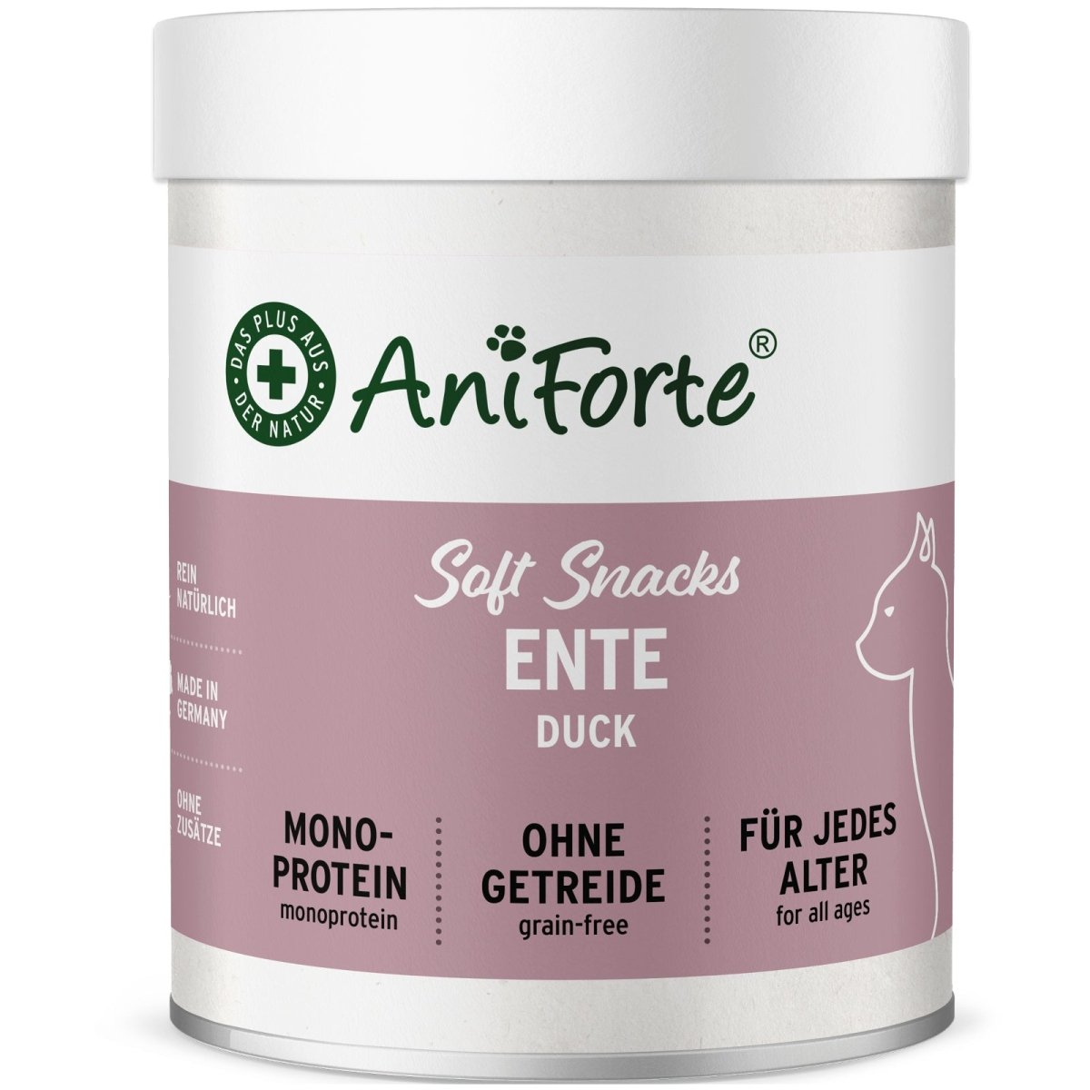AniForte® Soft Snack Ente weiche Katzensnacks aus Entenfleisch ohne Getreide