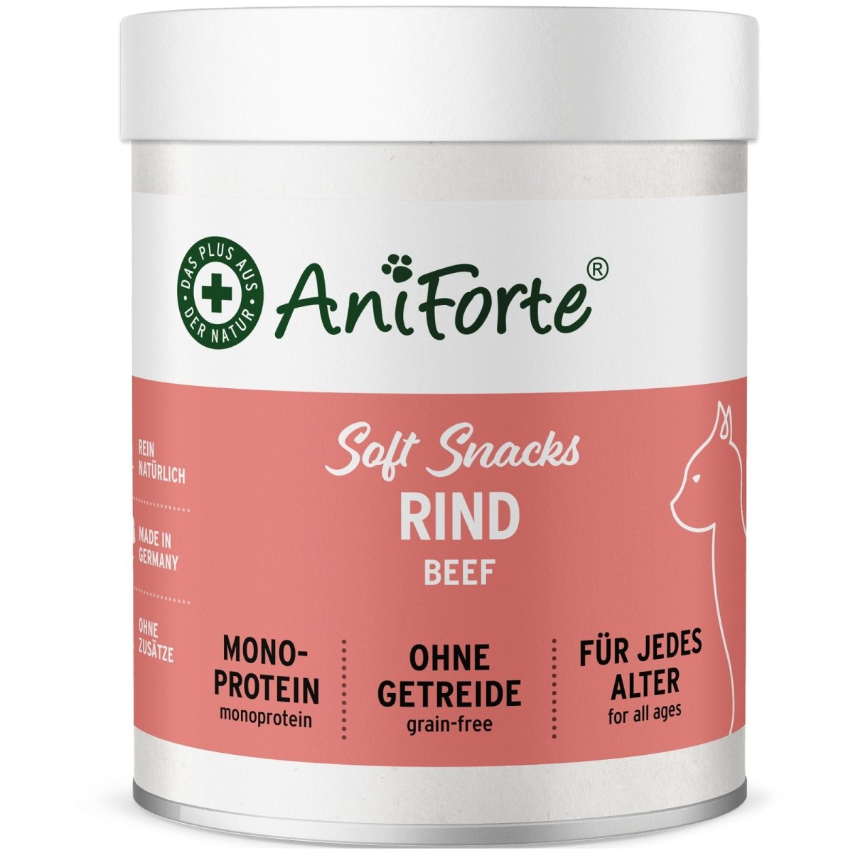 AniForte® Soft Snack Rind weiche Rindfleischwürfel für Katzen ohne Getreide